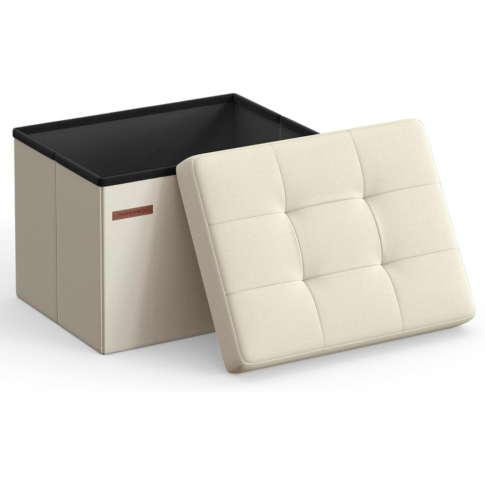 Office Stool - Compact Storage Ottoman, Footrest Stool, 12.2