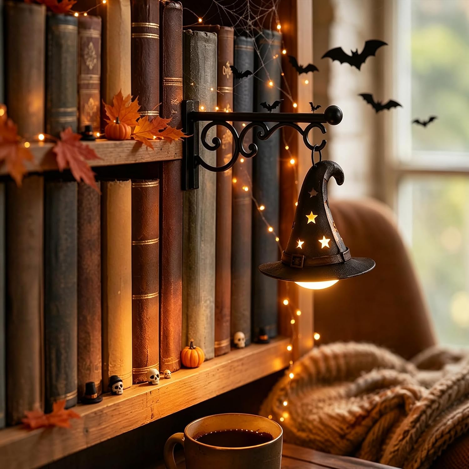 Bookshelf - Bookshelf Lamp Library Lantern Light Library