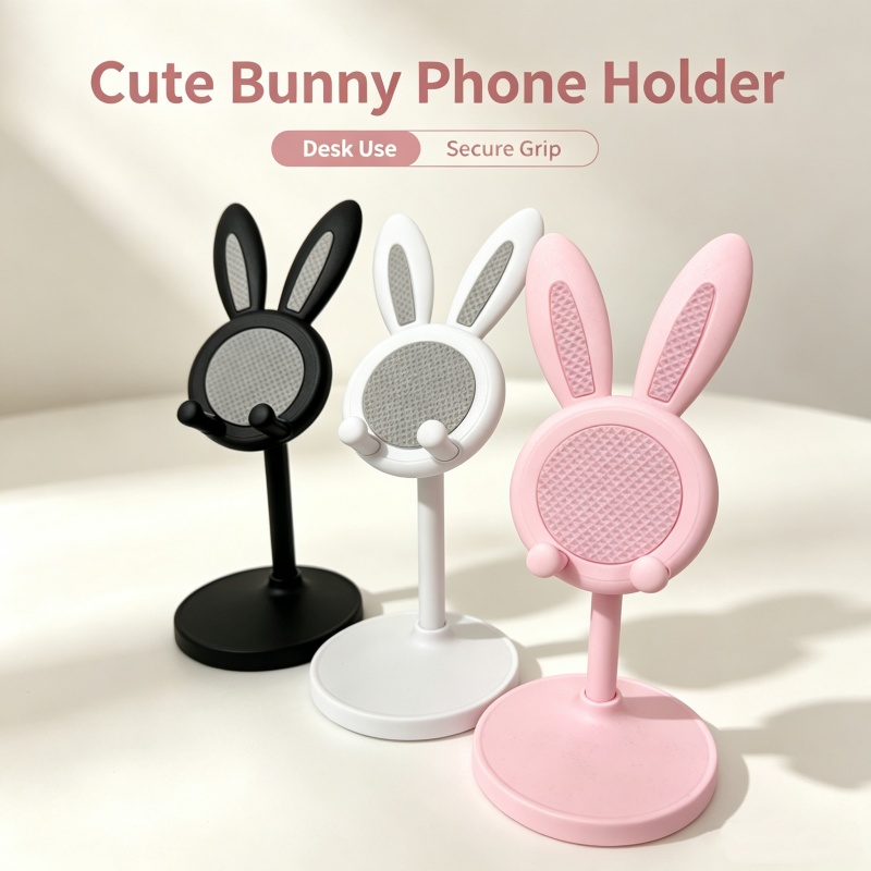 Standing Desk - Cute Bunny Phone Stand Adjustable Desk
