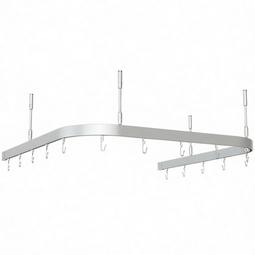 Partition Screen Divider - Bent Curtain Rod Track For Medical
