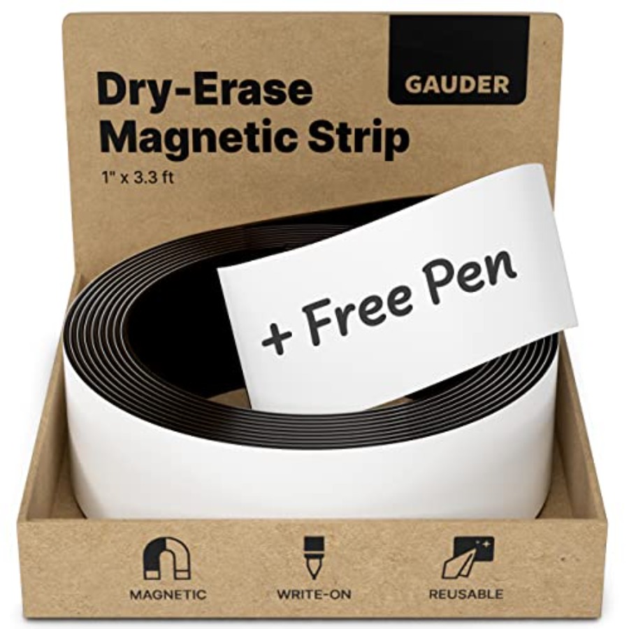 File Cabinet - Dry Erase Magnetic Labels 3.3 ft