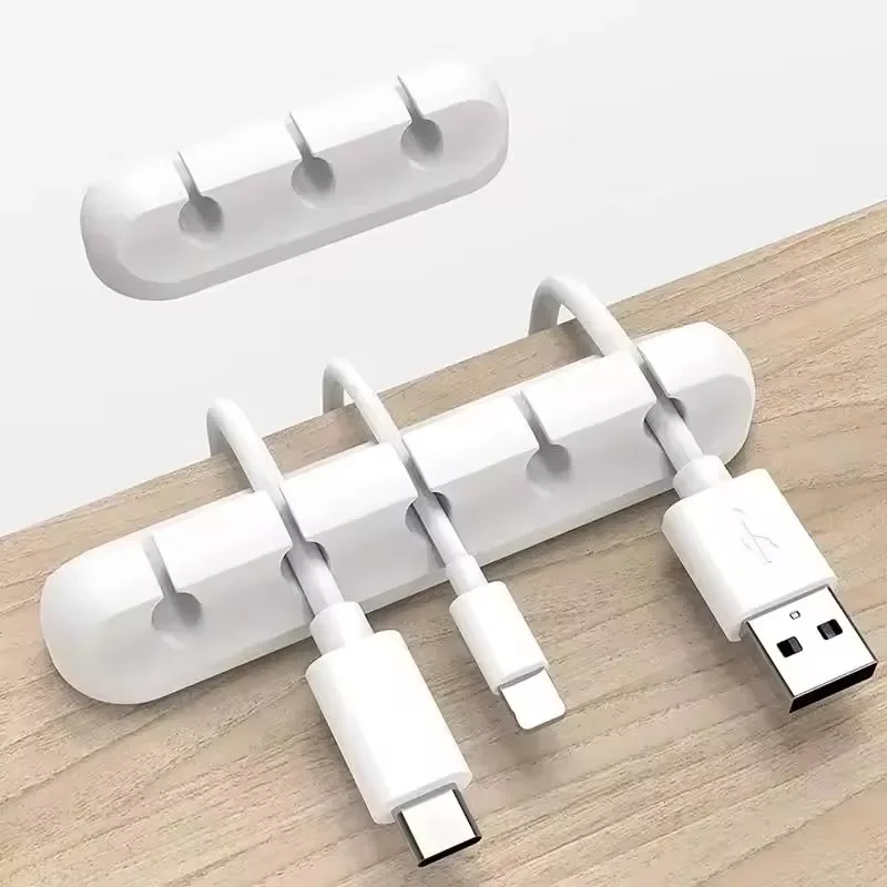 Desk Organizer - Silicone USB Cable Organizer USB Charging