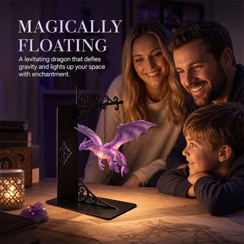 Floating Dragon Bookshelf Lamp - Bookshelf review and price