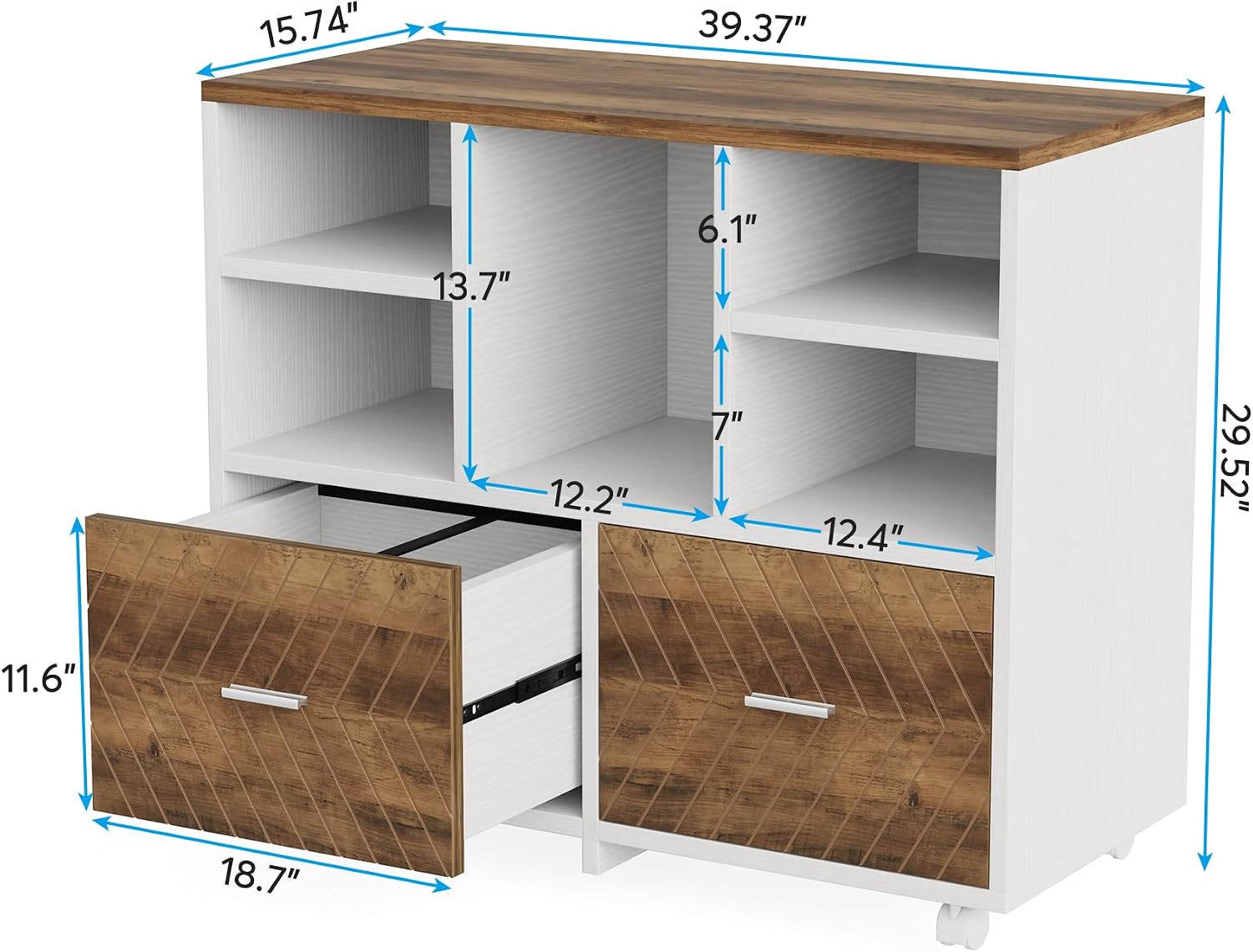 2-Drawer Wood File Cabinet, Mo - Printer Stand review and price
