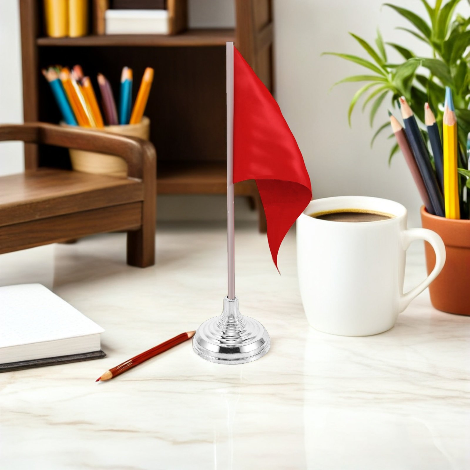 12Pcs Silver Mini Desk Flag St - Office Furniture Brands review and price