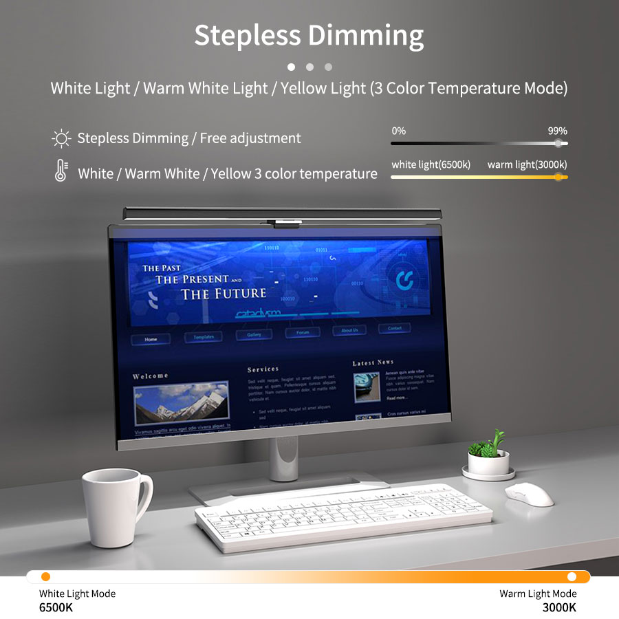 50cm LED Monitor Light Bar Scr - Office Furniture Brands review and price