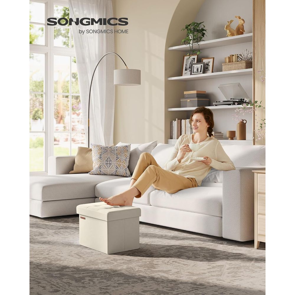 Compact Storage Ottoman, Footr - Office Stool review and price