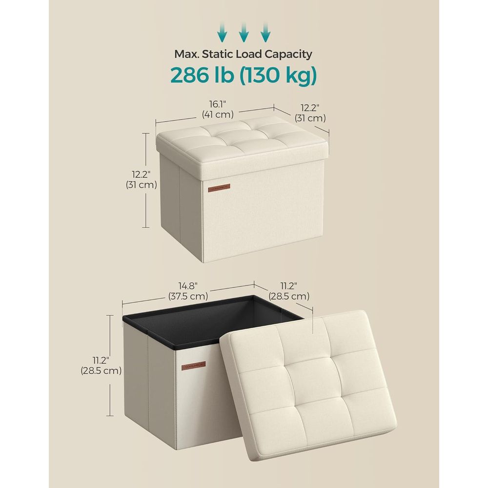 Compact Storage Ottoman, Footr - Office Stool review and price