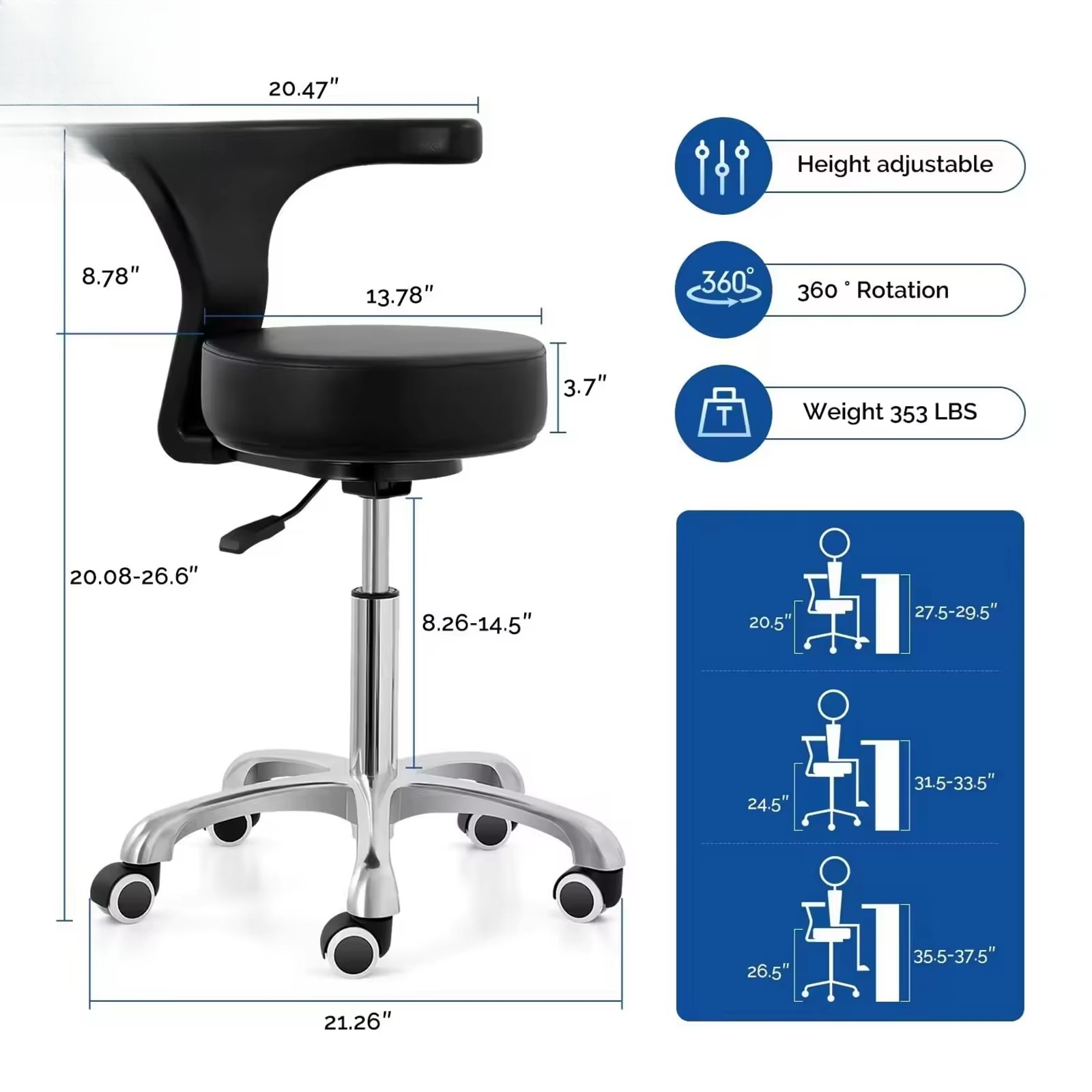 Nordic Minimalist Commercial M - Office Stool review and price