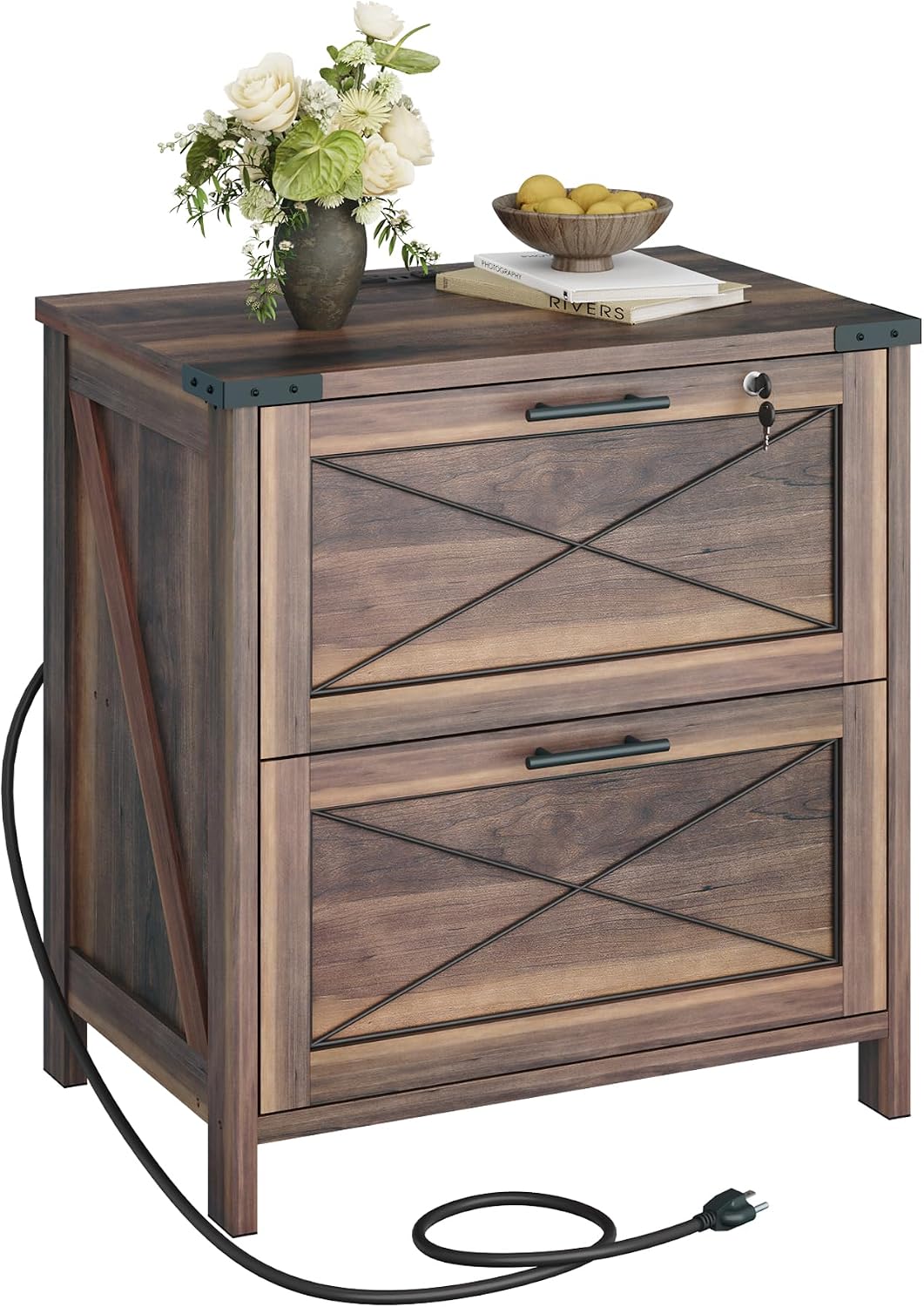 Wood Lateral File Cabinet, 2 D - Printer Stand review and price