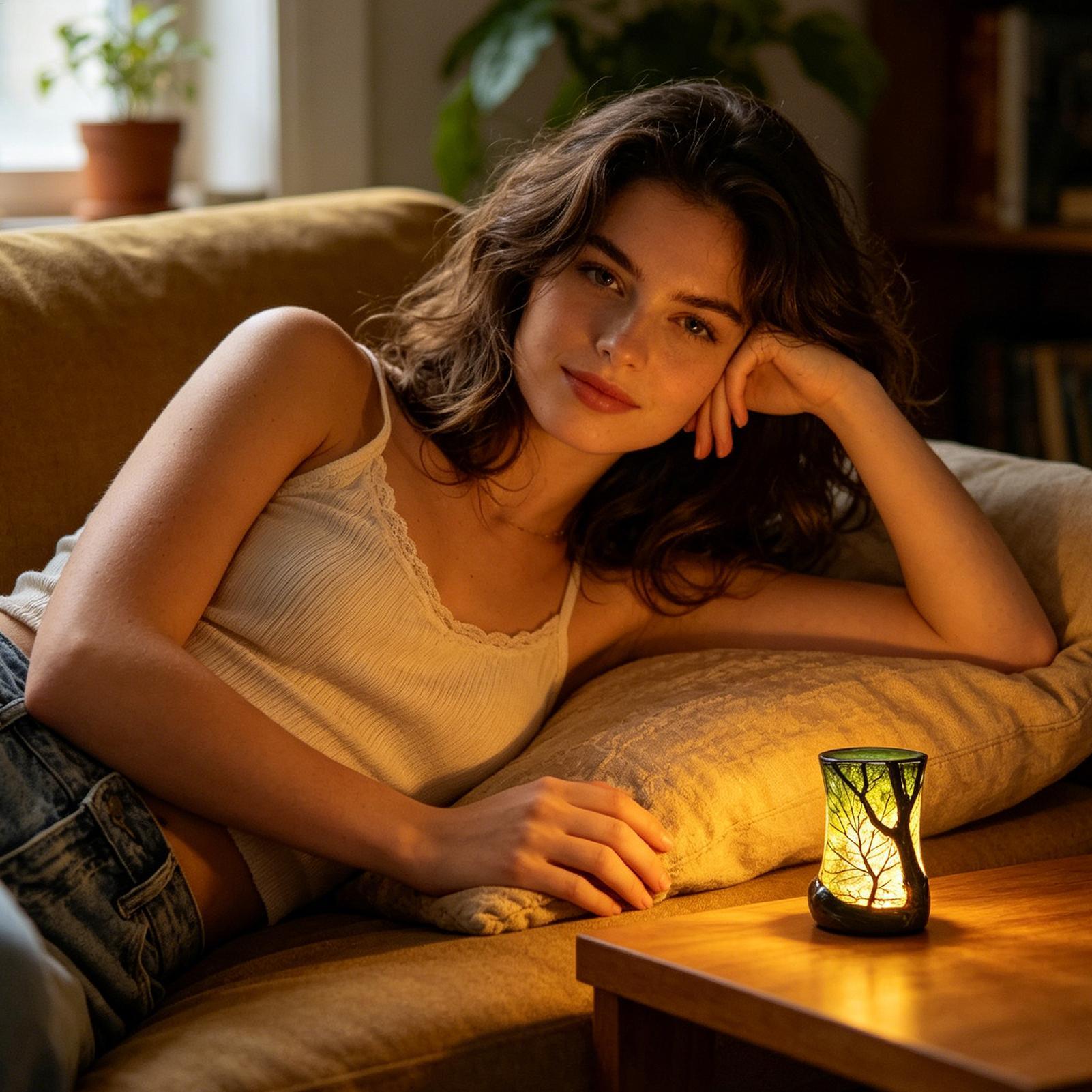 Bedside Table Lamp Forest Nigh - Desk Lamp review and price