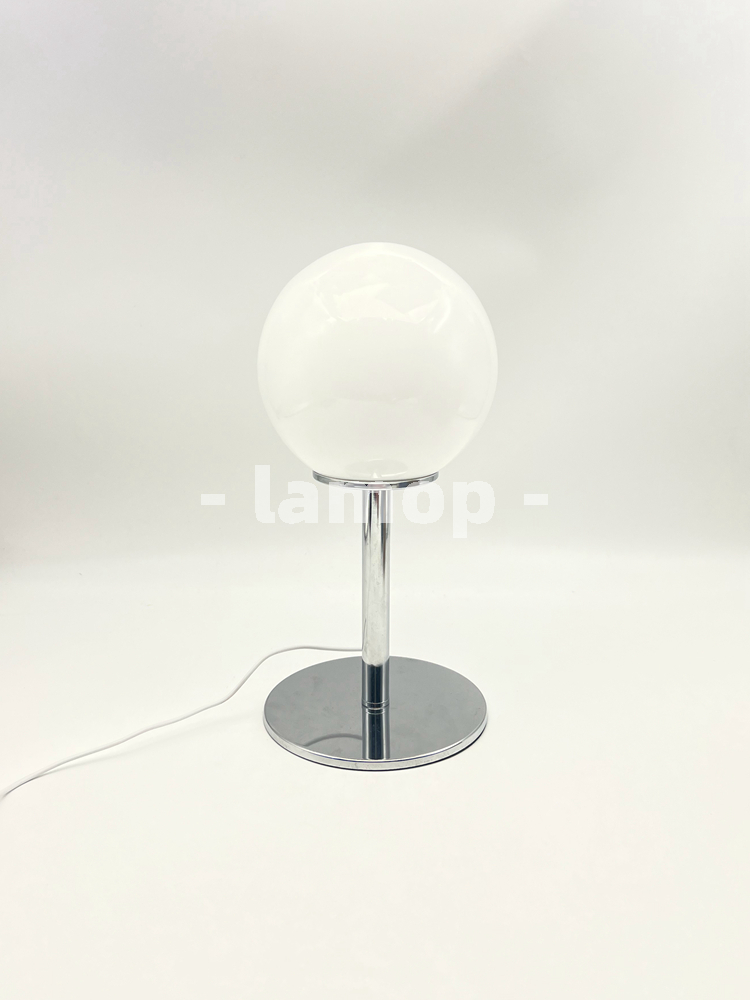 Milky White Solid Globe Chrome - Desk Lamp review and price