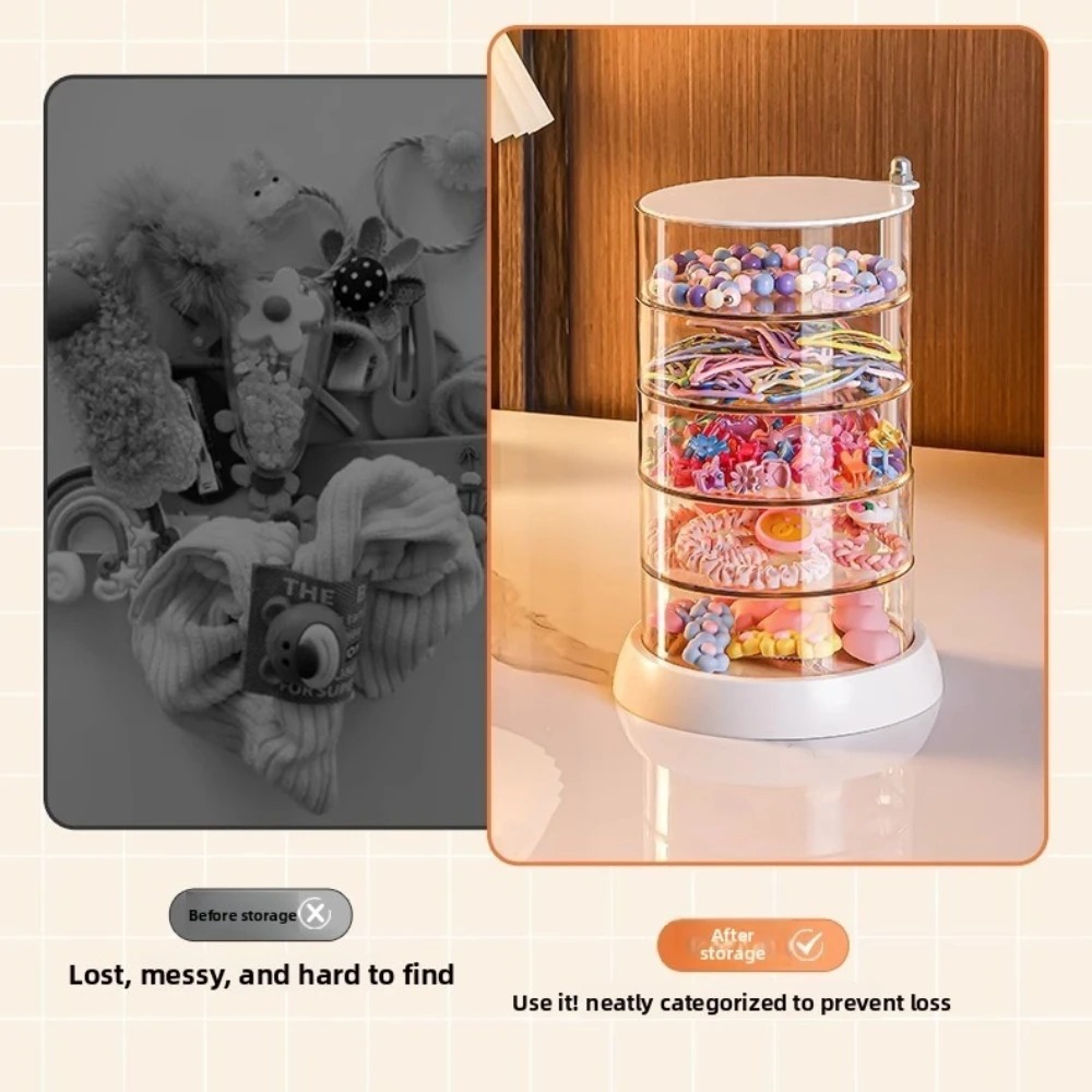 360 Rotating Clear Hair Access - Desk Organizer review and price