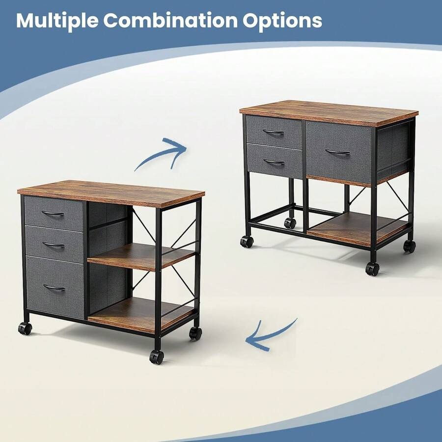 Sweetcrispy 3-Tier Mobile File - Printer Stand review and price