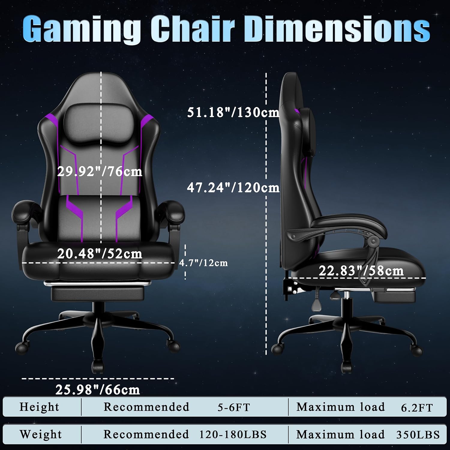 Ergonomic Gaming Chair with Po - Office Chair Cushion review and price