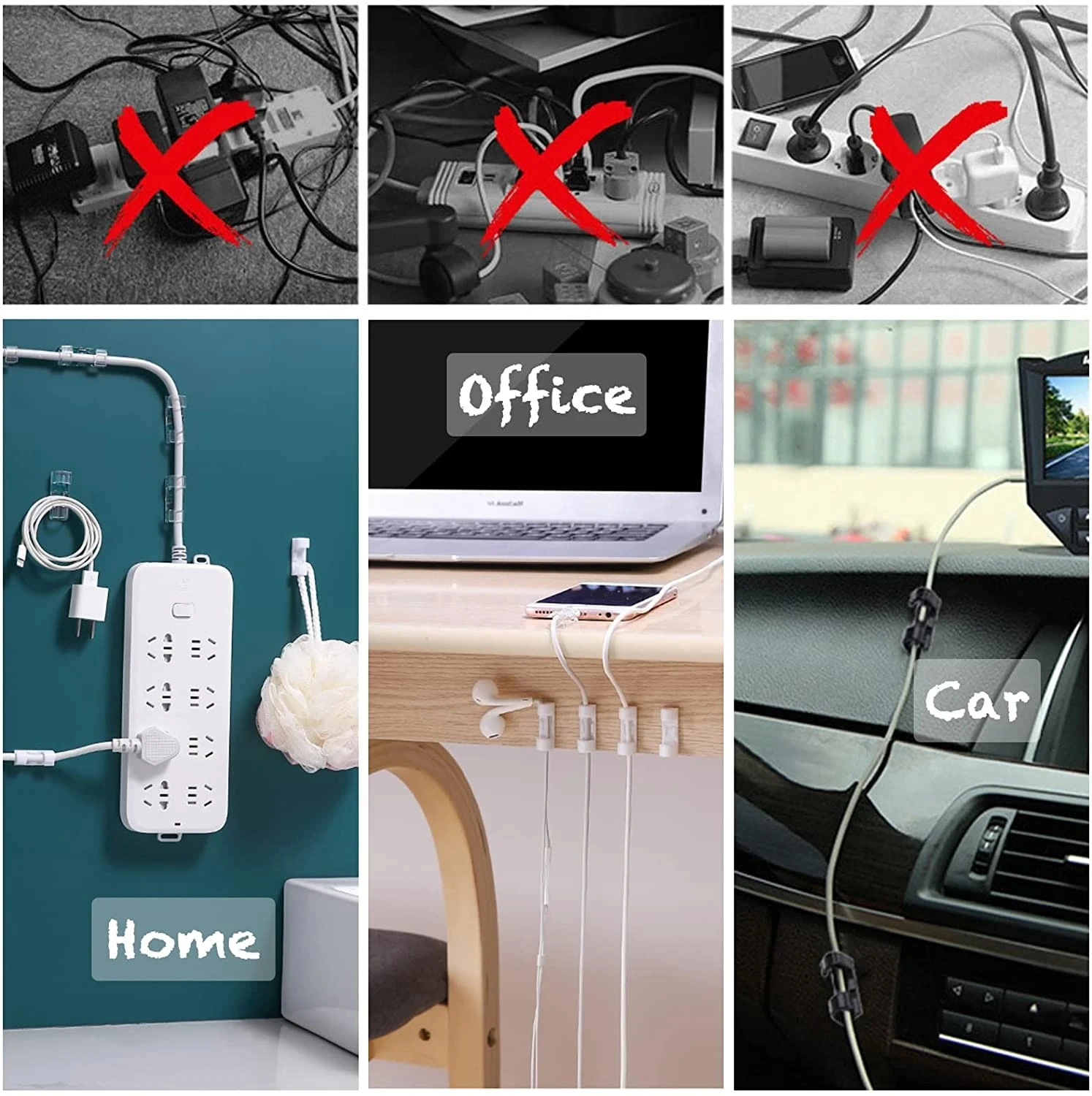 Cable Clips Organizer Drop Wir - Desk Organizer review and price