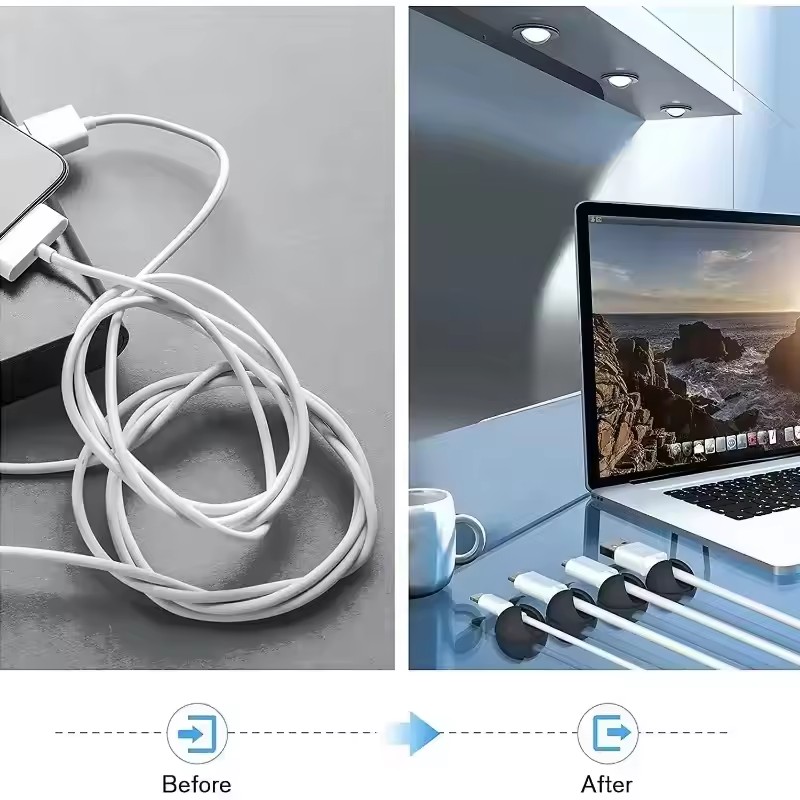 5/50Pcs Mini Cable Winder Orga - Desk Organizer review and price