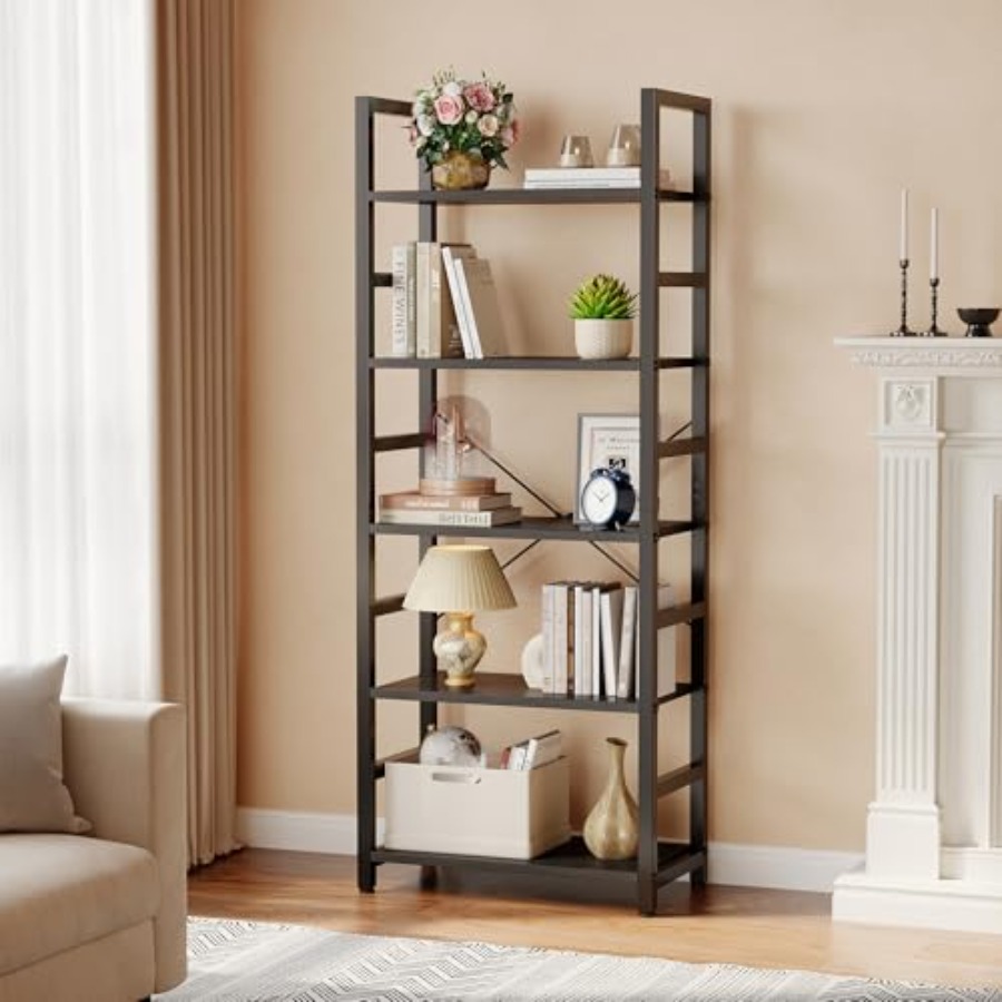 5-Tier Bookshelf, Modern Tall  - Bookshelf review and price