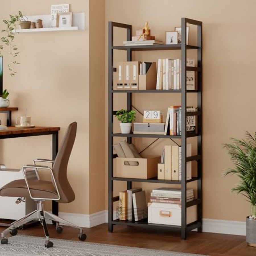 5-Tier Bookshelf, Modern Tall  - Bookshelf review and price