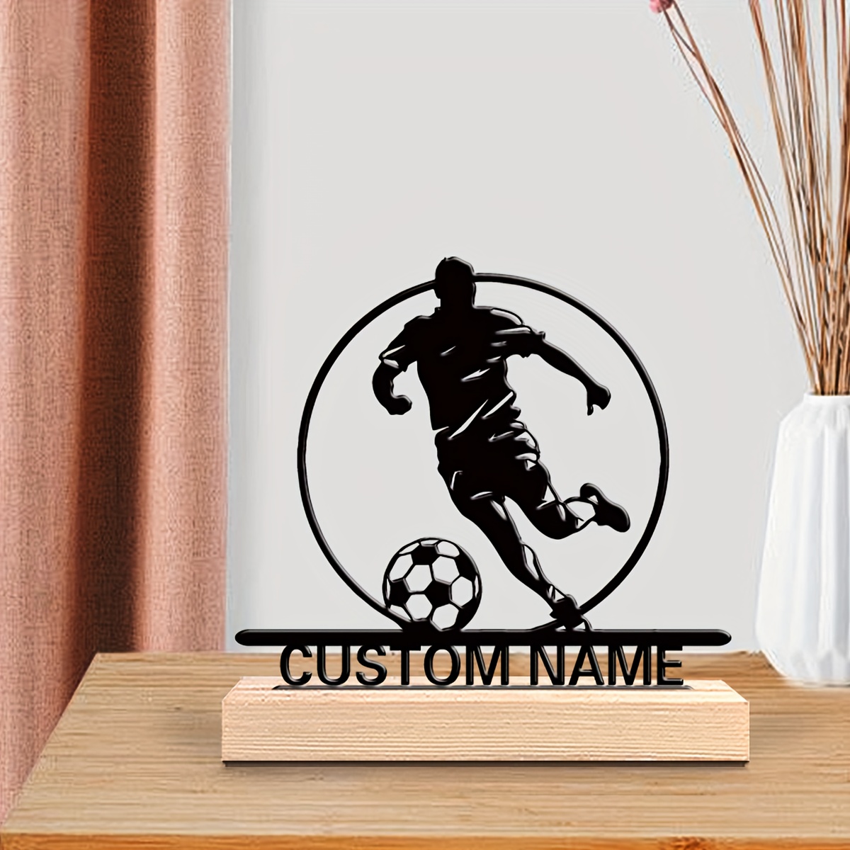Custom Soccer Player Metal Sta - Office Furniture Brands review and price