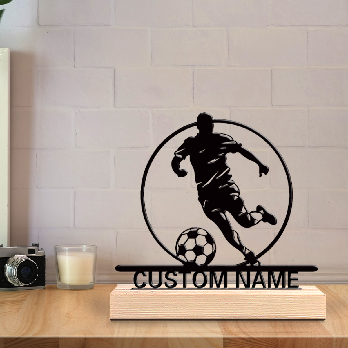 Custom Soccer Player Metal Sta - Office Furniture Brands review and price
