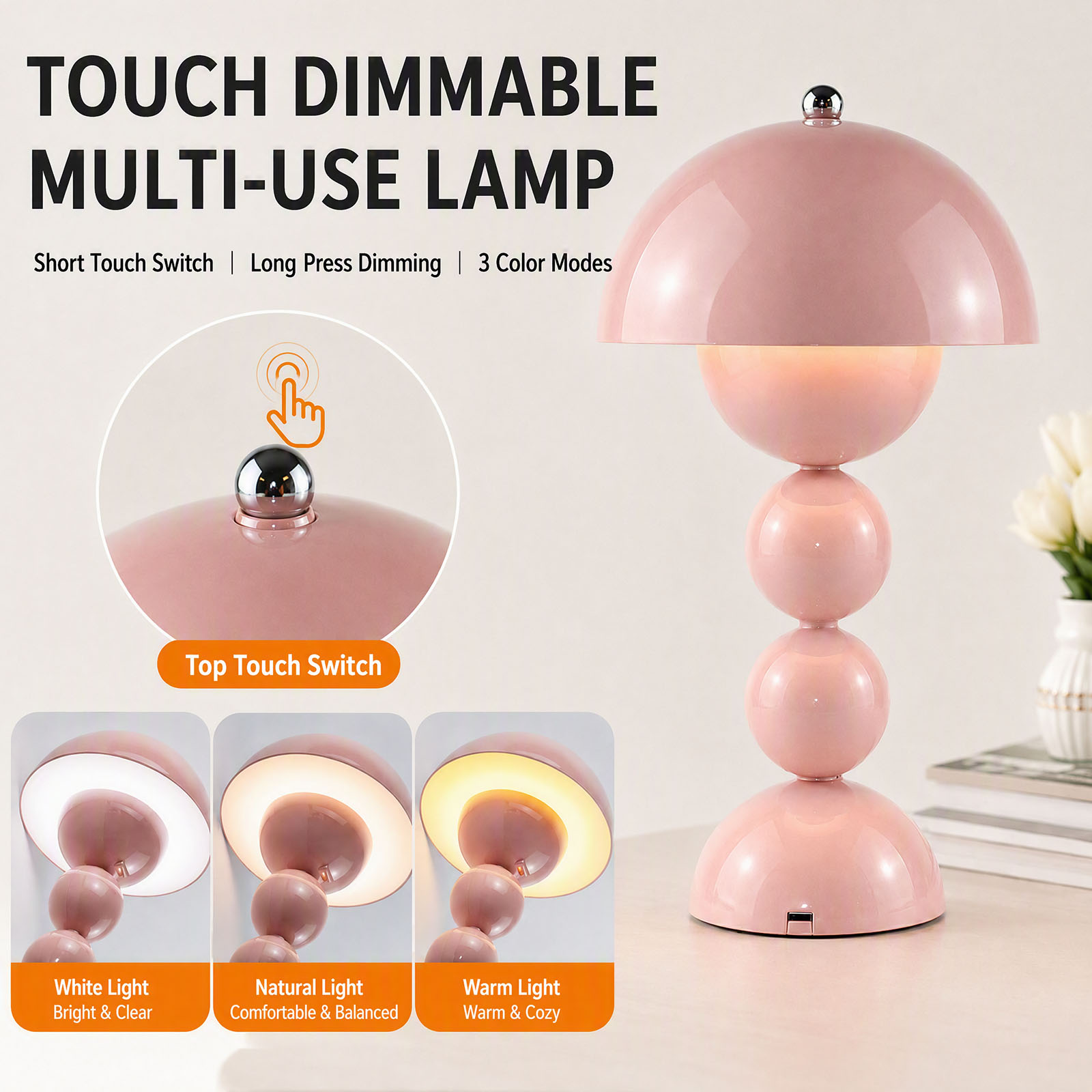 USB Mushroom Bud LED Table Lam - Desk Lamp review and price