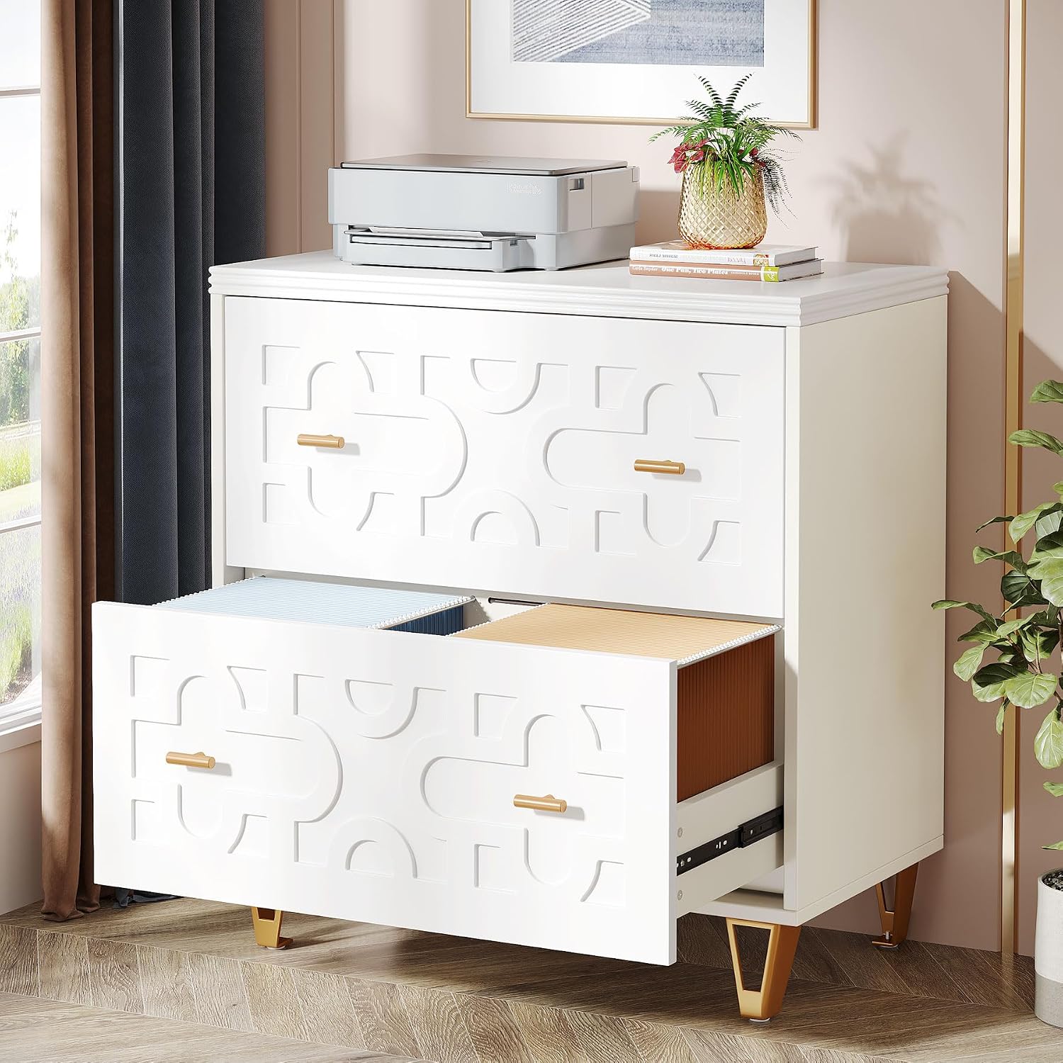 2-Drawer Lateral File Cabinet, - Printer Stand review and price