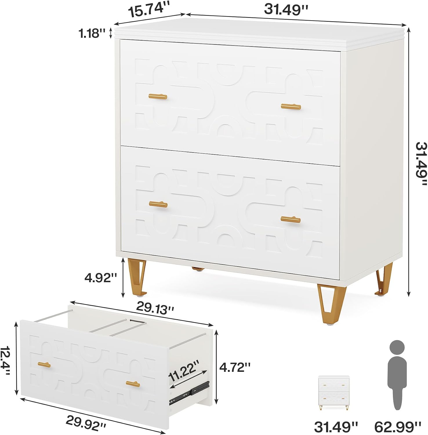 2-Drawer Lateral File Cabinet, - Printer Stand review and price