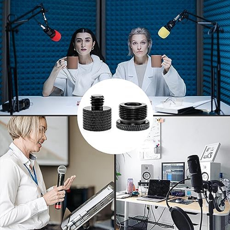 8 PCS Microphone Stand Adapter - Monitor Stand review and price