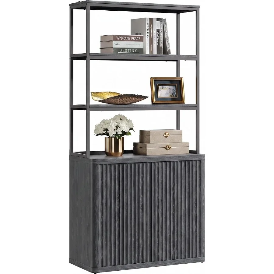 71 Tall Book Shelf with Doors, - Bookshelf review and price