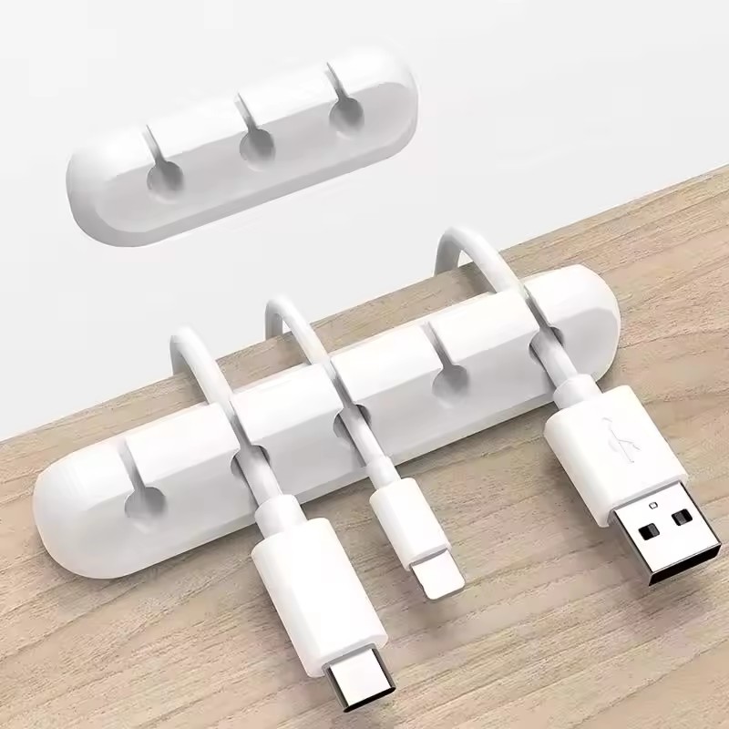 Silicone USB Cable Clip Winder - Desk Organizer review and price