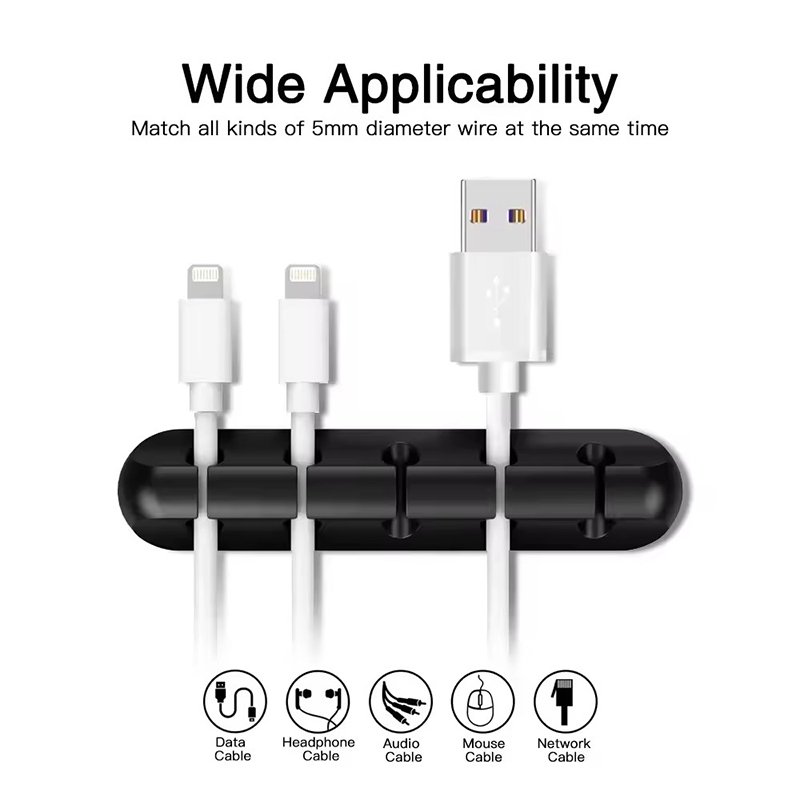 Silicone USB Cable Clip Winder - Desk Organizer review and price