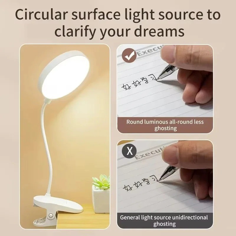 Portable USB Rechargeable Clip - Desk Lamp review and price