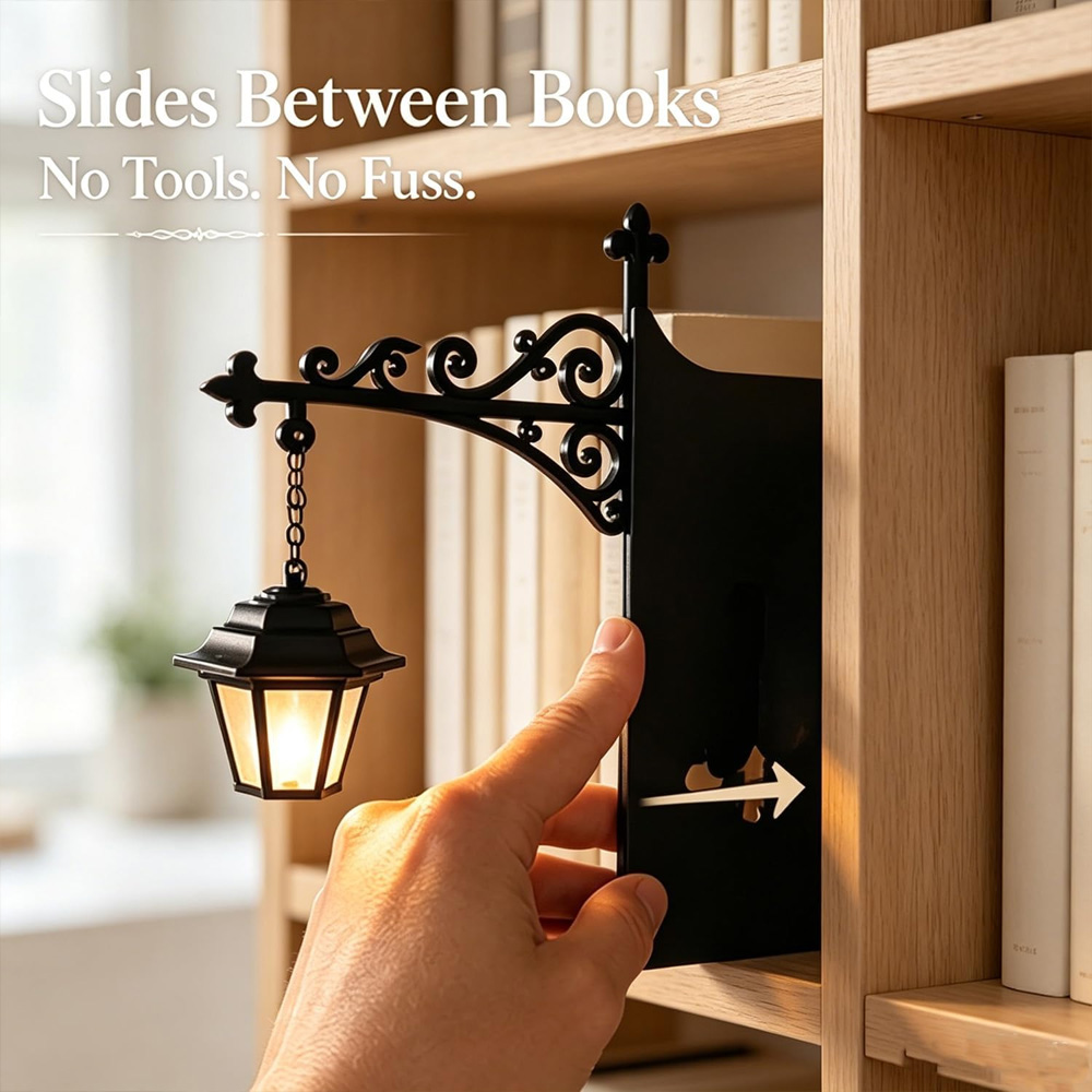 Library Lantern Decorative Boo - Bookshelf review and price