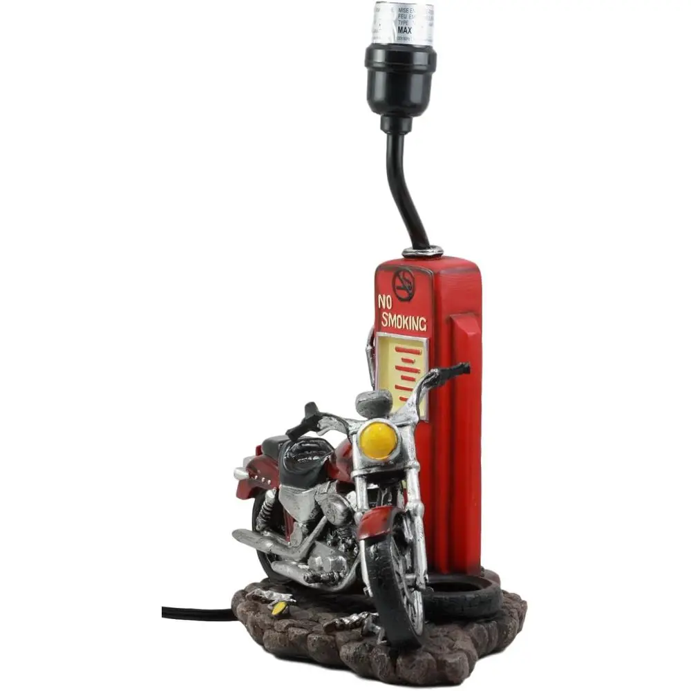 Vintage Retro Red Motorcycle G - Desk Lamp review and price