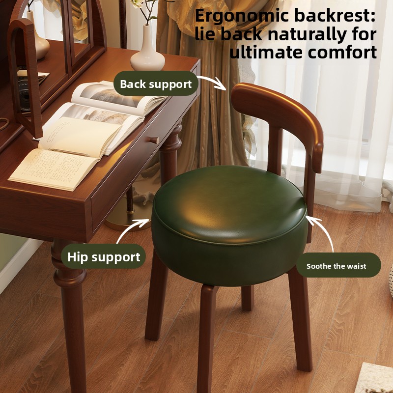 Solid wood rotating dressing c - Office Chair Cushion review and price