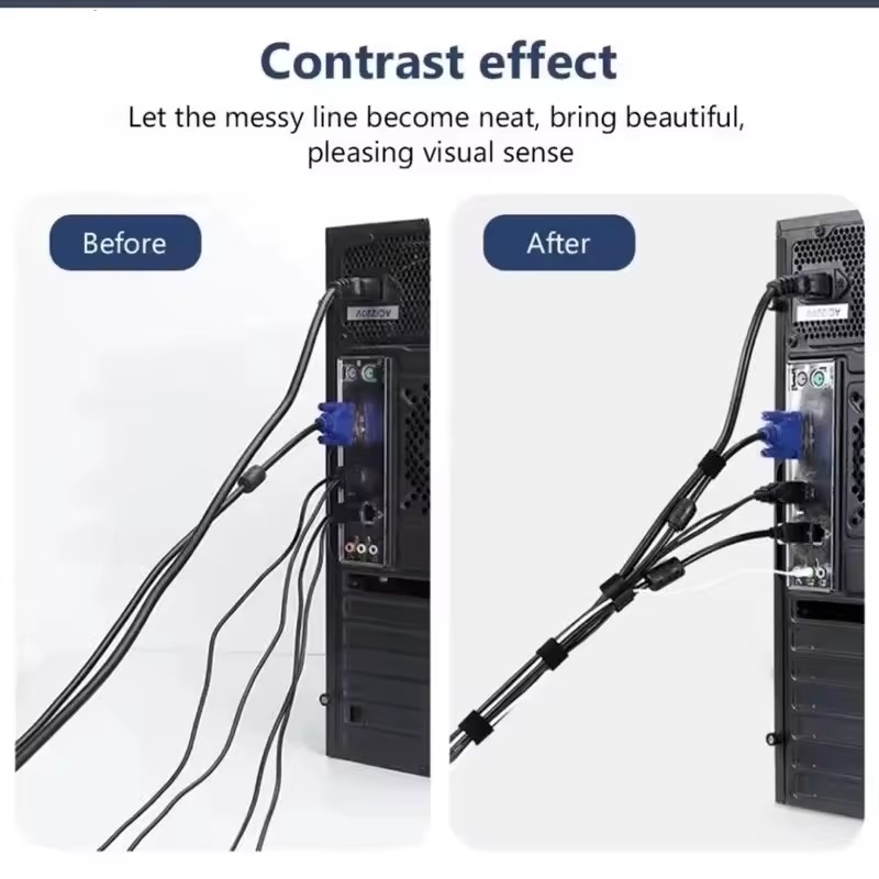 1/5M Cable Manager Data Cable  - Desk Organizer review and price