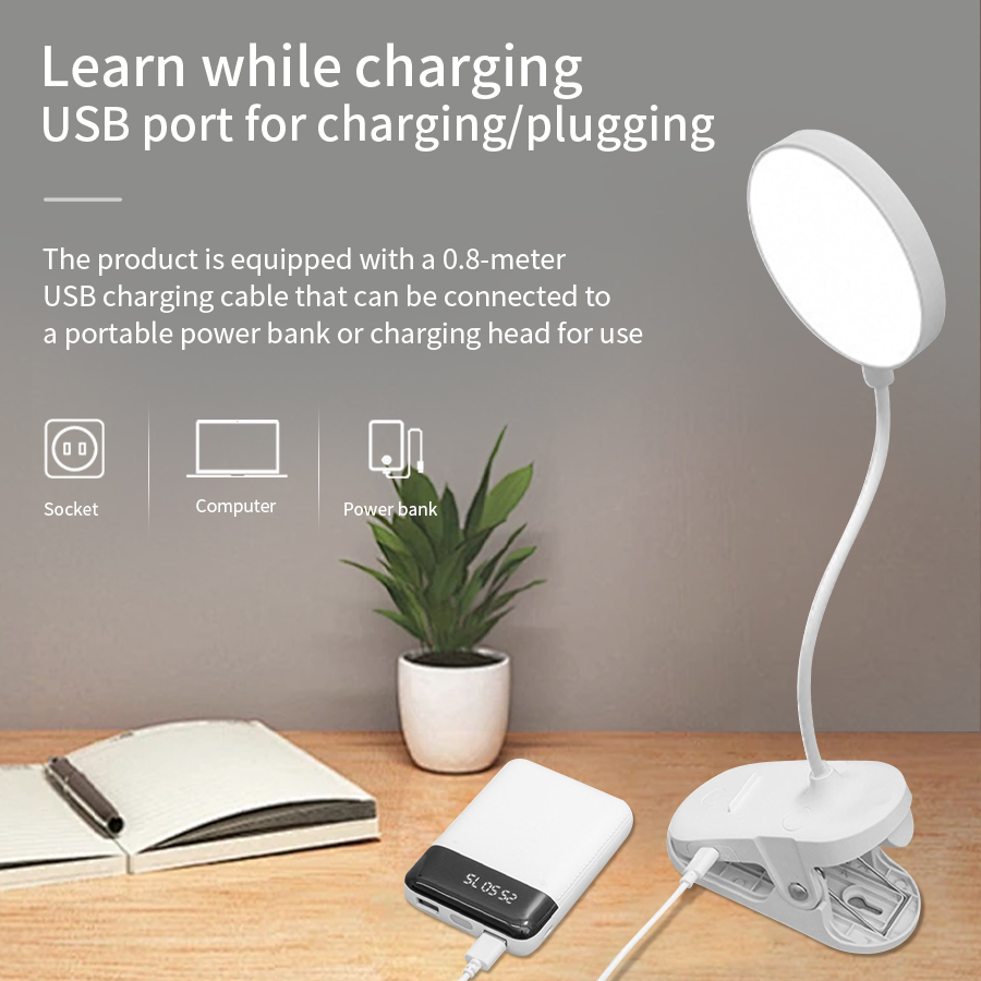 LED Clip Desk Lamp 360° Flexib - Desk Lamp review and price