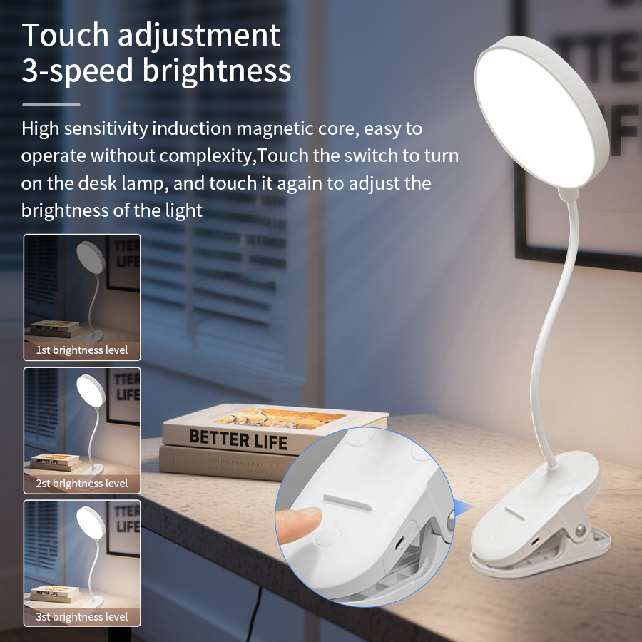 LED Clip Desk Lamp 360° Flexib - Desk Lamp review and price