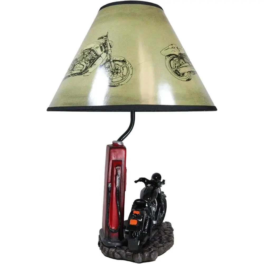 Vintage Retro Black Motorcycle - Desk Lamp review and price