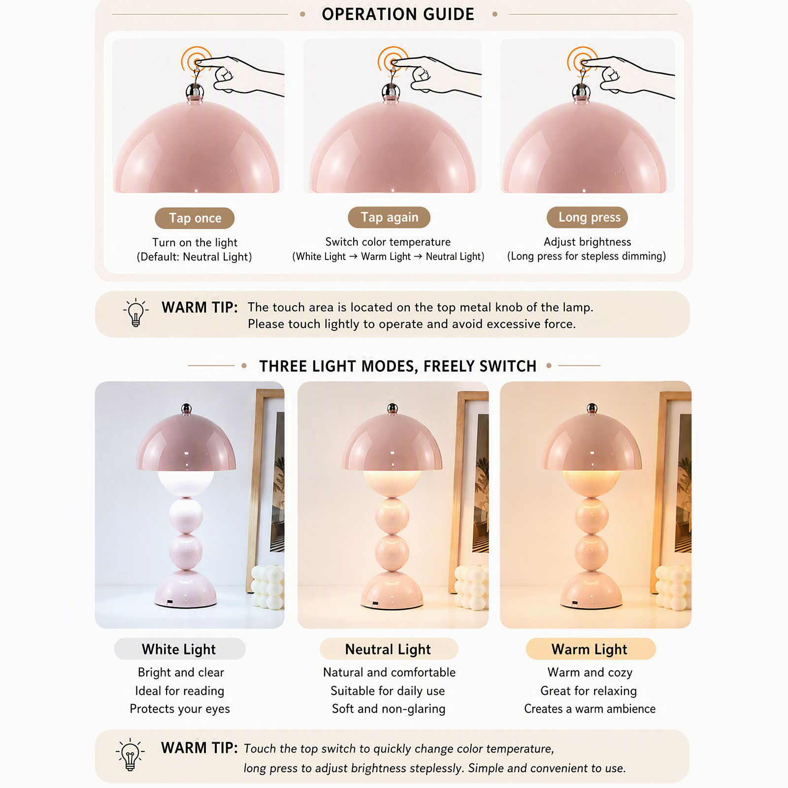 Vintage Mushroom Table Lamp US - Desk Lamp review and price