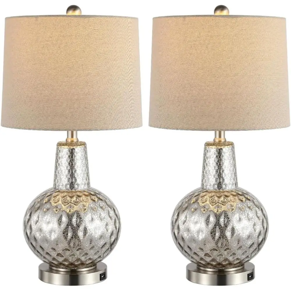24-inch Silver/Ivory Shade LED - Desk Lamp review and price