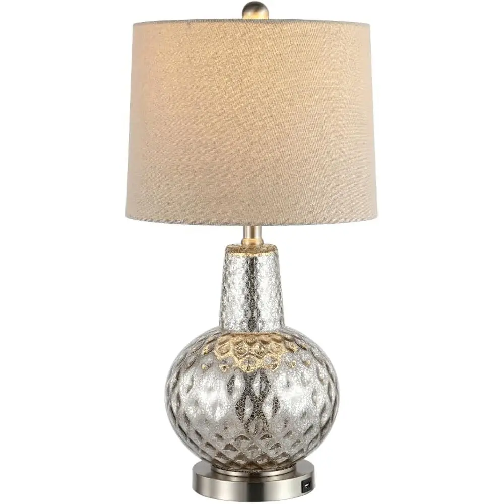24-inch Silver/Ivory Shade LED - Desk Lamp review and price