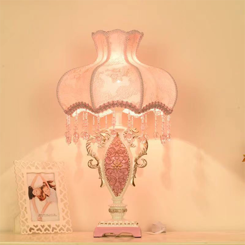 European Pink Table Lamp Luxur - Desk Lamp review and price